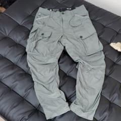 G-STAR RAW　ナイロンカーゴパンツ　グレーグリーンのサムネイル