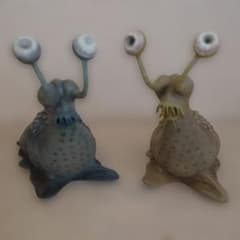 エクスプラス大怪獣シリーズ ナメゴン カラー ＆白黒版 美品 箱なし 