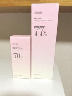 【新品】anua アヌア　桃　トナー　セラム　Peach toner serumのサムネイル