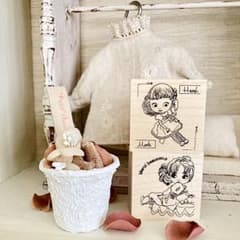 ❤️再販 プチチョコ オリジナル ドールちゃん スタンプ セット - メルカリ