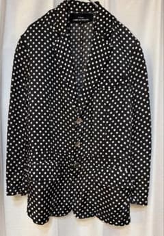 tricot COMME des GARCONS ドット黒ジャケット S - メルカリ