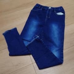 ダークブルーデニムパンツ 120cmのサムネイル