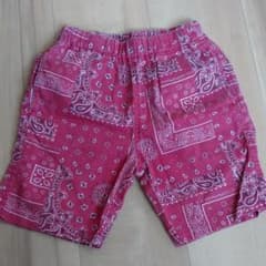 ハーフパンツ　ペイズリー柄　男女のサムネイル