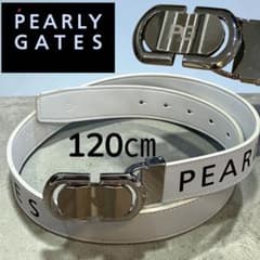 PEARLY GATES ホワイトベルト 48/120 調整可能 - メルカリ