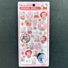 正規品　ハローキティ ボンボンドロップシール 和風 着物