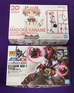 30MP 鹿目まどか HG ガンダムAGE-1 タイタス まどかタイタス