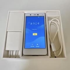 Android スマホ 楽天mini C330 ホワイト 白 中古のサムネイル