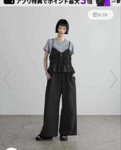 ローリーズファーム　ペプラムサロペットのサムネイル