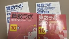 算数ラボ 考える力のトレーニング 10級 図形 空間認識力 2冊セットのサムネイル