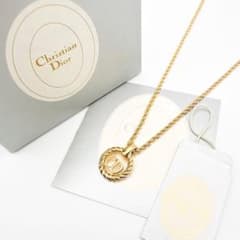 3165-1 保存箱付き極美品✨ Dior ネックレス CD ロゴ 希少 刻印 - メルカリ