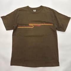 90s OLD STUSSY USA製 Tシャツ XL ブラウン 白タグ - メルカリ