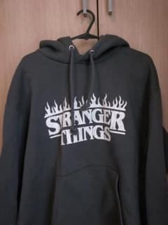 GU Stranger Things 파커 S 사이즈 다크 그레이