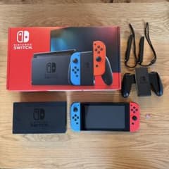 付属品完備＋64GBカード付き】ニンテンドースイッチ バッテリー強化版