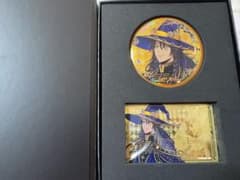 も*く様 ツイステ オーロラ箔押し缶バッジ&メタルカードセット レオナ 【未開封 も*く様 ツイステ オーロラ箔押し缶バッジ&メタルカードセット レオナ