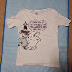 UNIQLO UT MOOMIN ムーミン Tシャツ ホワイト Sのサムネイル