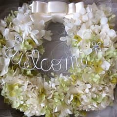 ウェルカムリース リース ウェルカムボード 結婚式 ブライダル ハンドメイドのサムネイル