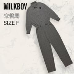【ほぼ未使用】 MILKBOY チェック オールインワン スーツ メンズ ほぼ未使用】 MILKBOY チェック オールインワン スーツ メンズ - メルカリ
