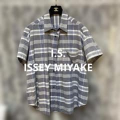 希少90s I.S. ISSEY MIYAKEブルーグレー チェック柄比翼シャツ 希少90s I.S. ISSEY MIYAKEブルーグレー チェック柄比翼シャツ - メルカリ
