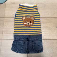 MINIMO 犬用 くま アップリケ ワンピースのサムネイル
