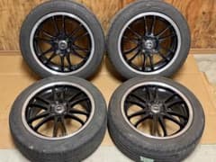 中古セット 16×6.5J+53 100-4H HS52 195/50R16 - メルカリ