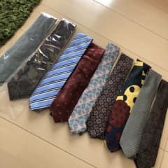 値下げ！ネクタイ9本セットのサムネイル