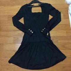 値下げ※セシル 黒ワンピのサムネイル