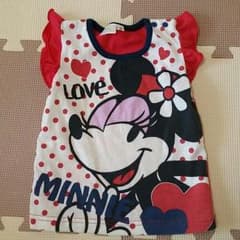 takky89様専用☆2点☆ミニーちゃんのトップス☆Tシャツ～ノースリーブ☆のサムネイル