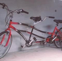 【澤地寛之さま専用】二人乗り用タンデム自転車のサムネイル