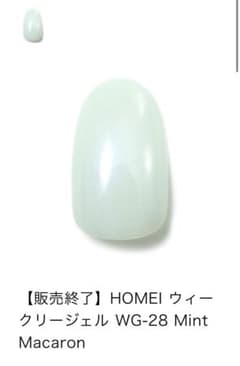 販売終了カラー　HOMEI ウィークリージェル WG-28 送料込みのサムネイル