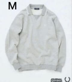 フレッドペリー　グレー ポロ襟 スウェット Mのサムネイル