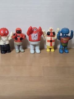 当時ものポピー製の「がんばれ!!ロボコン」ソフビ人形です。5体セット