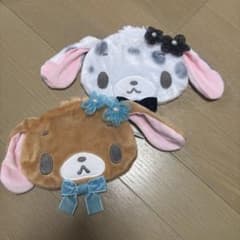 シュガバニ くろうさぶちうさ ポーチのサムネイル