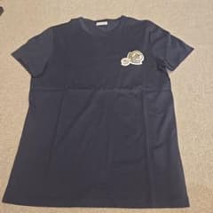 wワッペンTシャツネイビーのサムネイル