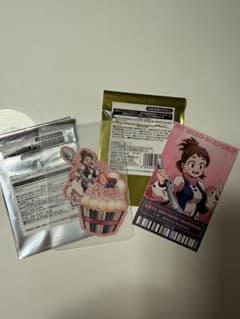 オープンスクール 麗日お茶子 カード＆ステッカーセットのサムネイル