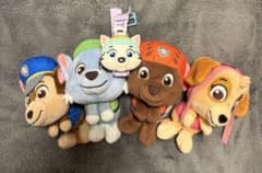 パウ・パトロール ぬいぐるみマスコット 4点セット