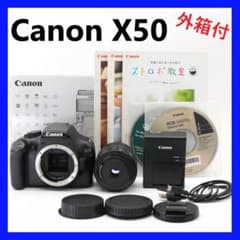ショット3585回✨ Canon X50 レンズ セット カメラ 一眼レフカメラ