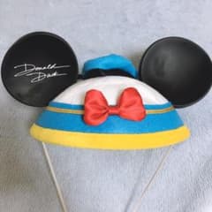 Disney 帽子　ドナルド　カチューシャ　イヤーハット　ディズニーのサムネイル