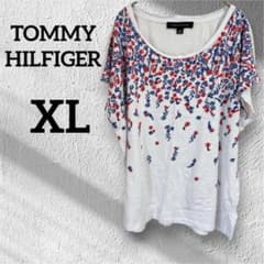 TOMMY HILFIGER 【XL】トミーフィルフィガー 花柄 Tシャツ