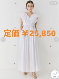 snidel クロップドブラウスレイヤードキャミワンピース ホワイト サイズ1のサムネイル
