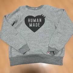 HUMAN MADE ヒューマンメイド ハートロゴ グレー スウェットXL - メルカリ