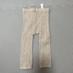 ベビー レギンス 70-80cm ケーブル編みのサムネイル