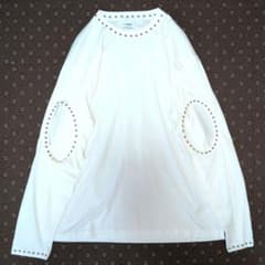 み*し様 k*u様 バーバリー　ロンT 現行タグ 極美品】バーバリー☆現行タグ スタッズ L相当 ロンT カットソー