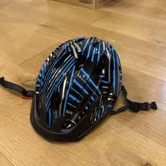 子ども用 自転車 ヘルメット ブラック ブルーのサムネイル