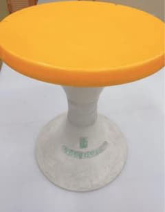 【非売品】レトロポップ スツール プラスチック 昭和レトロ イエロー 仁丹 非売品】レトロポップ スツール プラスチック 昭和レトロ イエロー