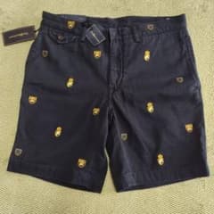 Polo Ralph Lauren ショートパンツ　エンブレム刺繍入　メンズ32のサムネイル