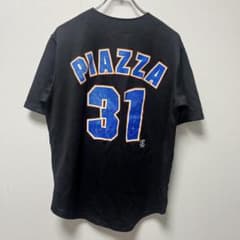 MLB Mets マイク・ピアッツァ31 ブラック ジャージ TRUE FAN MLB Mets マイク・ピアッツァ31 ブラック ジャージ TRUE FAN - メルカリ