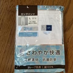さわやか快適 ロングパンツ 2枚組 Lサイズのサムネイル
