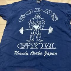 GOLD'S GYM ボディビルダー Tシャツ ネイビーのサムネイル