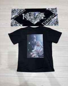 新品未使用 ちゃんみな 東京ドーム ブラック Tシャツ LサイズAODFINAL ちゃんみな 東京ドーム ブラック Tシャツ LサイズAODFINAL タオル