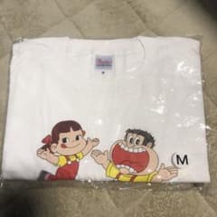 不二家　赤城乳業　ペコちゃんガリガリ君コラボTシャツ　懸賞当選品のサムネイル